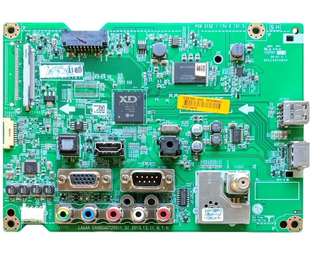 EBT62986602 LG Main Board, EAX65467203(1.3), 04EZ58550DA, 55LY340H-UA