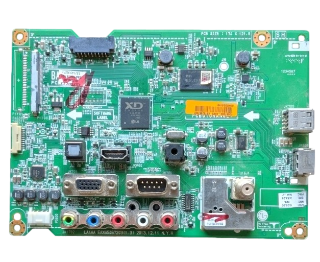 EBT62987301 LG Main Board, EAX65467203(1.3), EBR78458701, 42LY340C-UA