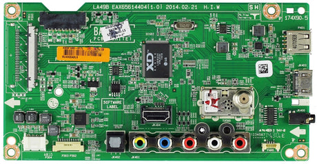 EBT63034612 LG TV Module, main board, EAX65614404(1.0), 49LB5550-UY, 49LB5550-UY.BUSWLJR