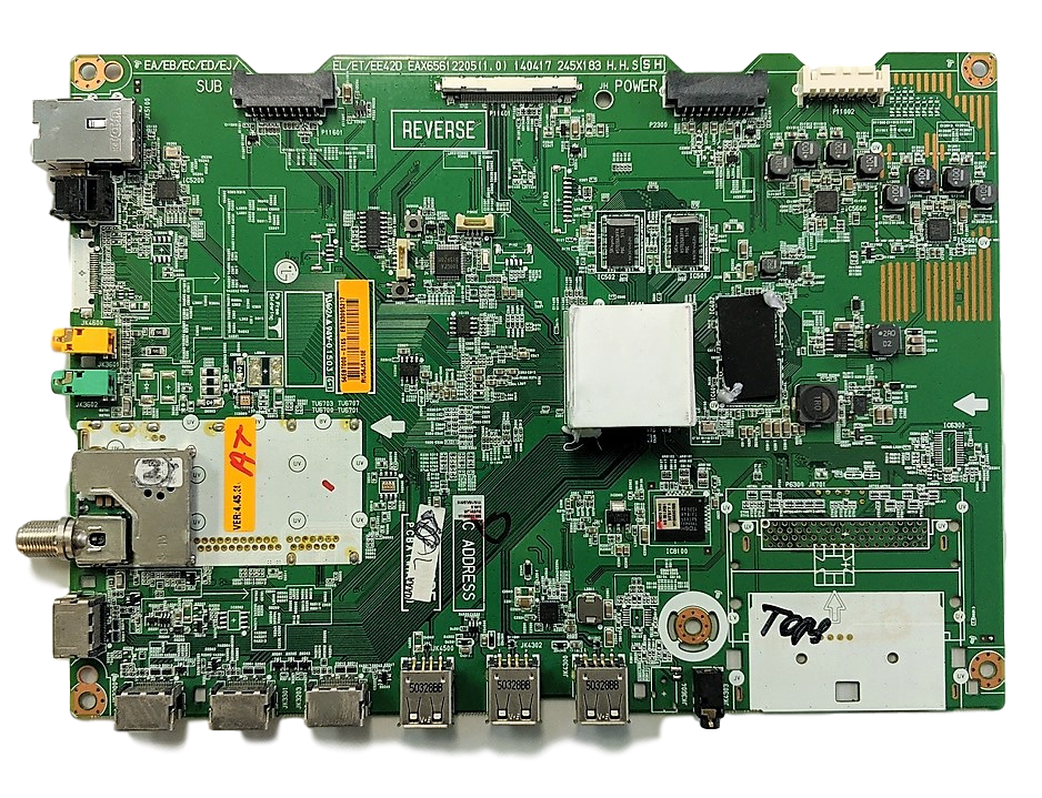 EBT63095217 LG Main Board, EAX65612205(1.0), 56EBT000, 55EC9300-UA