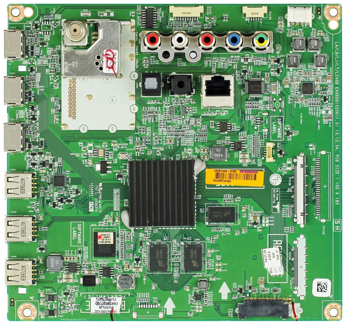 EBT63336906 LG Main Board for 55LB6100-UG, EAX65610206(1.0), 49EBT000, EBR78027702, 55LB6100-UG, 55LB6100-UG.BUSDLJR