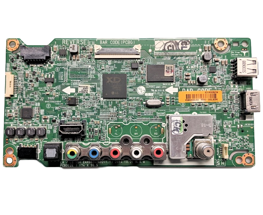 EBT63439854 LG Main Board, T550HVF04.3, 55LF6000-UB BUSDLJR, 55LF6000-UB, 55LF6000