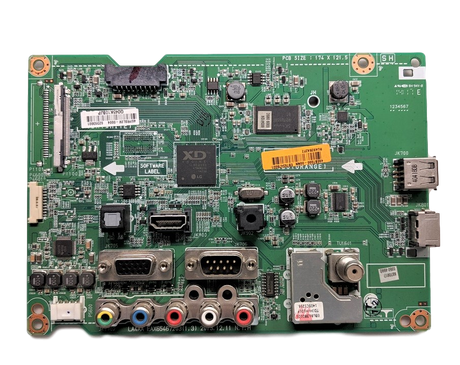 EBT63478001 LG Main Board, EAX65467203(1.3), UA.AUSDLJR, 62393801, 55LY340C-UA