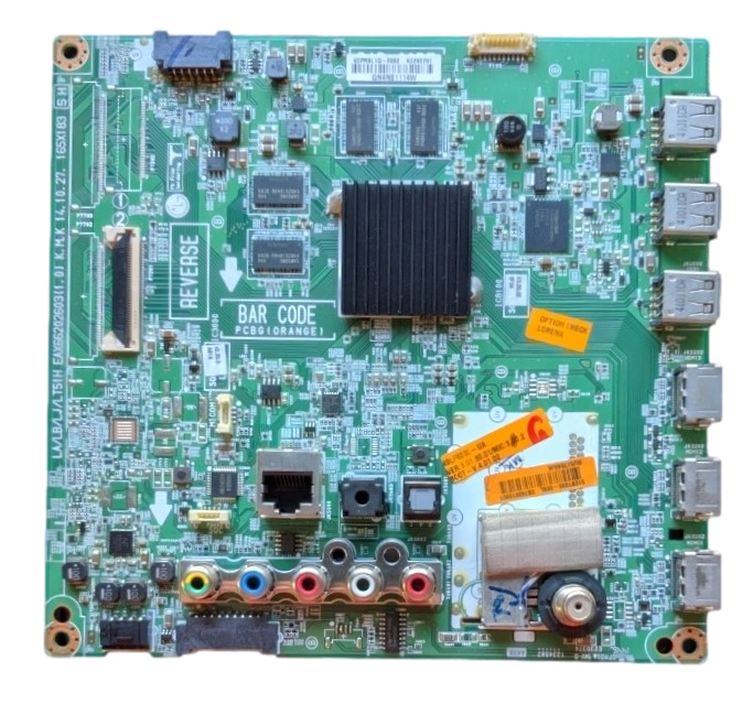 EBT63615901 LG Main Board, 63202201, EAX66202603(1.0), 49LF6300-UA, 49LF6300-UA.AUSYLJR