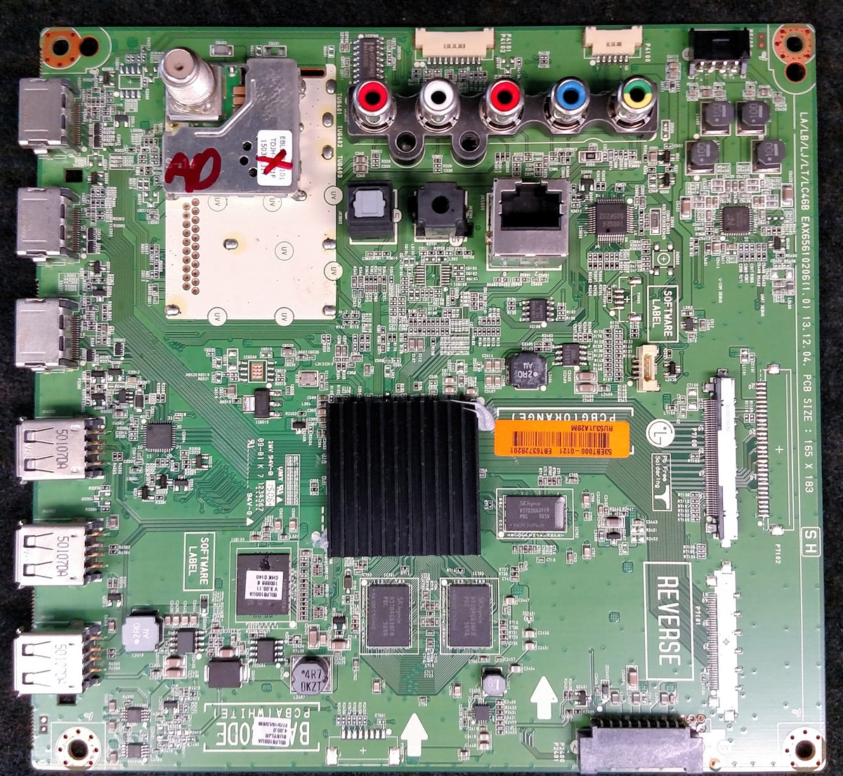 EBT63728201 LG Main Board for 50LF6100-UA, EAX65610206 (1.0), 50LF6100-UA