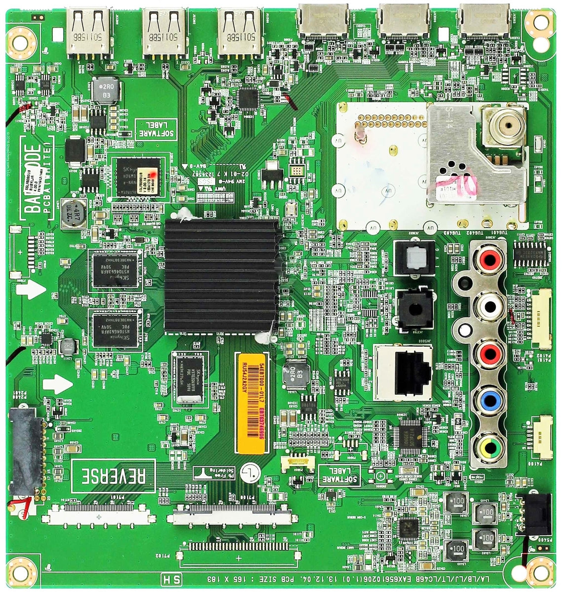 EBT63746906 LG Main Board, EAX65610206 (1.0), 55LF6090-UB, 55LF6090-UB.BUSYLJR