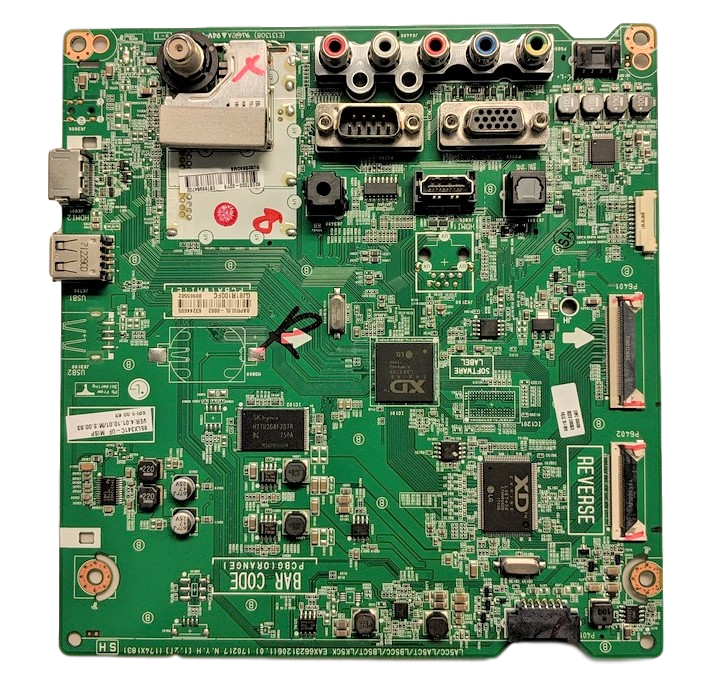 EBT63954702 LG Main Board, 63244605, EAX66231206(1.0), 65LX341C-UF, 65LX341C