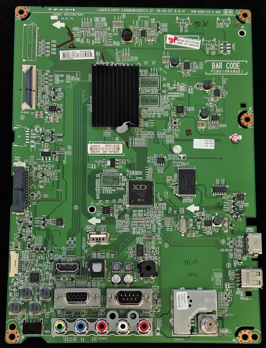 EBT64031005 LG Main Board, EAX66464302(1.0), 63475802, 81466202, 55UX340C