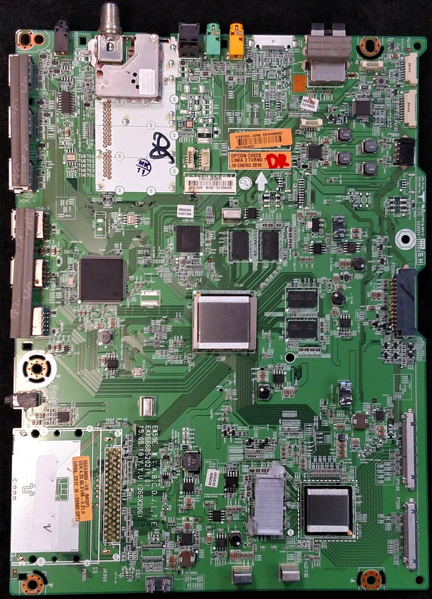 EBT64080802 LG Main Board, EAX66685202(1.0), 55EG9600-UA