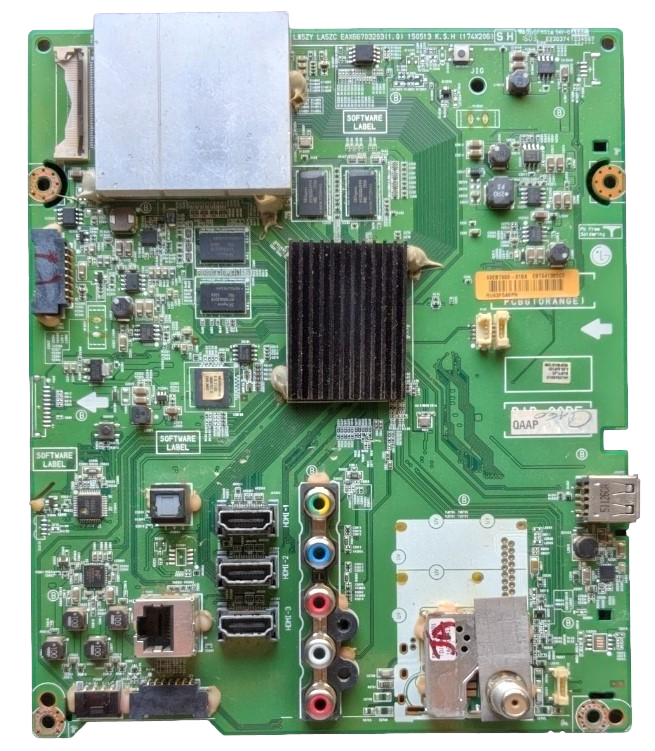 EBT64138303 LG Main Board, 64138303, 49UF6430-UB