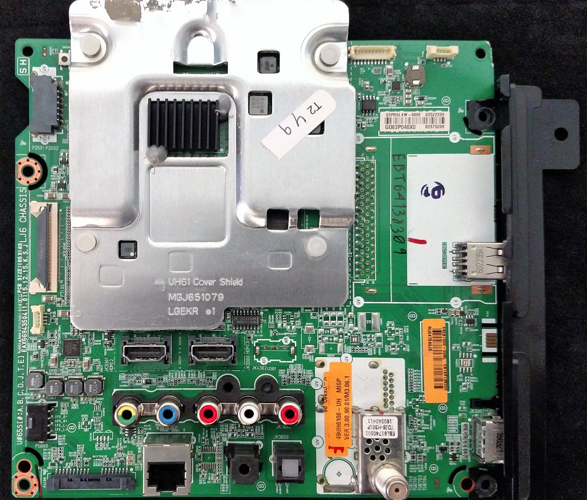 LG 4K液晶 49UJ632T 改（UJ6100-JB） 49