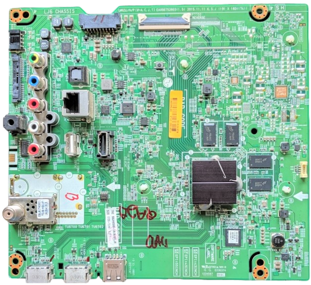 EBT64203912 LG Main Board, EAX66752803(1.5), EBT64203912, 55UH6550-UB