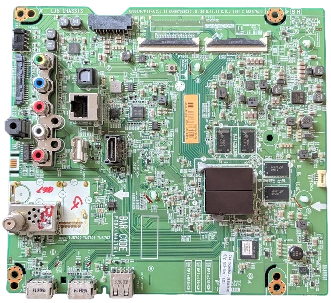 EBT64267302 LG Main Board, EAX66752803(1.5), UB.BUSZLJR