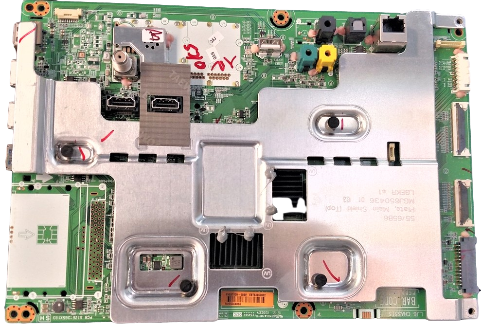 EBT64267802 LG Main Board, EBT64267801, EAX66886304(1.0), 65EBT000-00SV, LJ6 CHASSIS, OLED65B6P, OLED65B6P-U, OLED65B6P-U.BUSWLJR