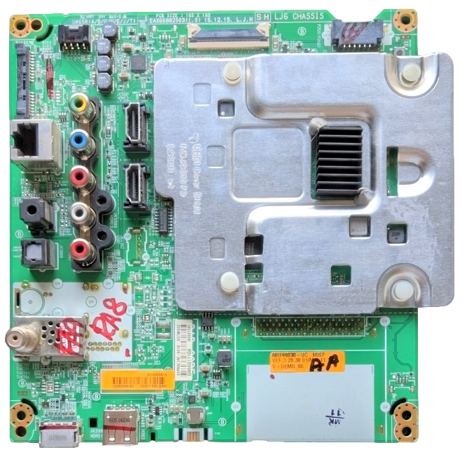 EBT64290223 LG Main Board, EAX66882503(1.0), 63758523, 83321101, 60UH6030-UC, 60UH6030-UC.AUSWLJR