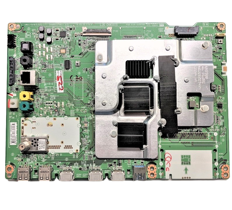 EBT64339511 LG Main Board, EAX66522706(1.0), UA.BUSWLJR, 6NEBT000, 60UH7650-UA