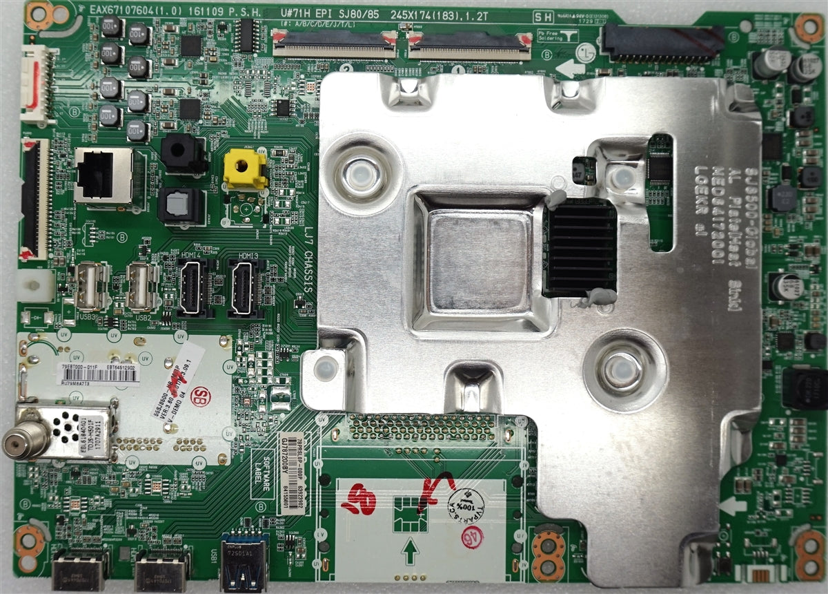 EBT64512902 LG Main Board, EAX67107604(1.0), 55SJ8500-UB