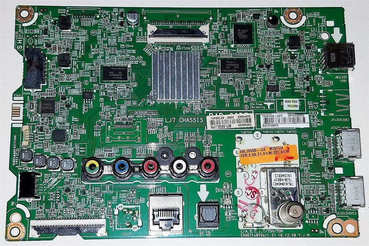 Carte Mère TV LG 55UC970 – Réf EAX66104204 (1.0) – Occasion – Compatible 55UC970V
