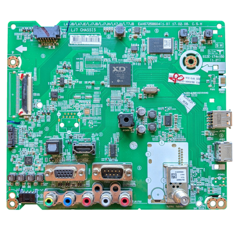 EBT64633205 LG Main Board, EAX67258604(1.0), 55LV340H-UA