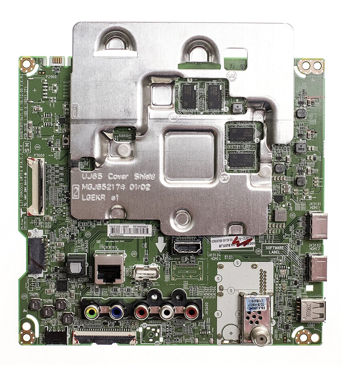 EBT65033903 LG Main Board, EAX67187104(1.0), 70EBT000, 65UJ6200-UA