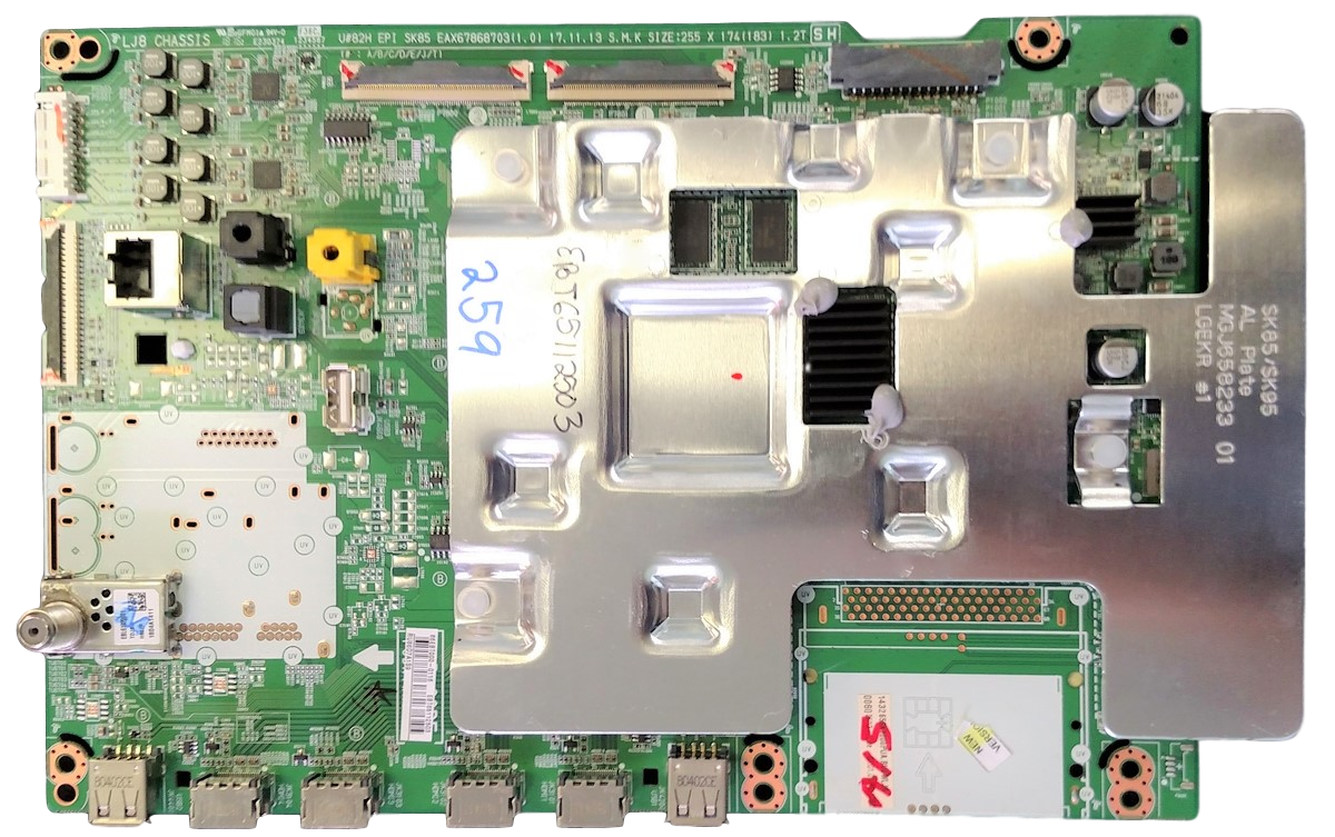 EBT65112503 LG Main Board, EAX67868703(1.0), 86EBT000, 65SK9000PUA