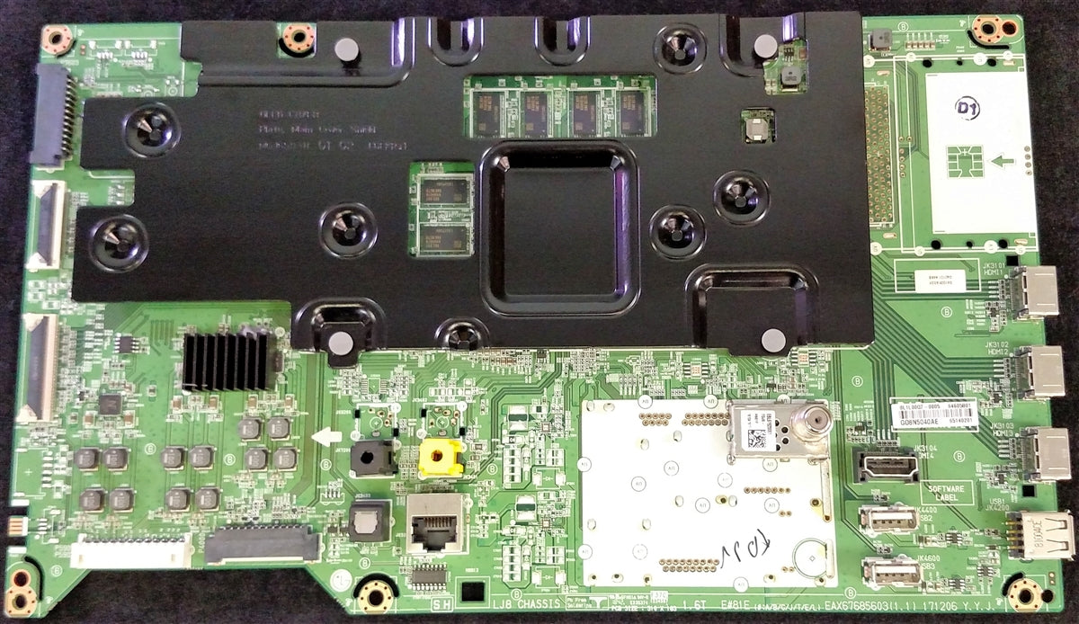 EBT65140201 LG Main Board, 65140201, 64605801, EAX67685603(1.1), OLED65E8PUA, OLED65C8AUA