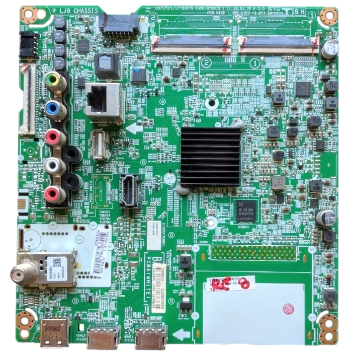 EBT65415006 LG Main Board, 64862901, 87005301, EAX67872805(1.1), 55UK6200PUA