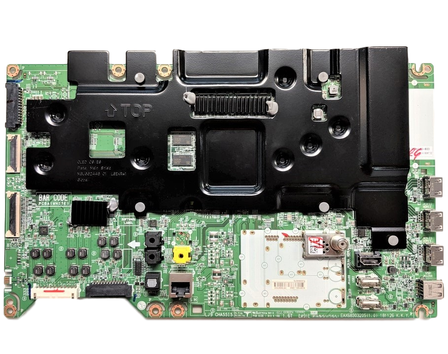 EBT66097203 LG Main Board, EAX68303205(1.0), 9CEBT000, OLED65E9PUA, OLED65E9PUA.BUSQLJR