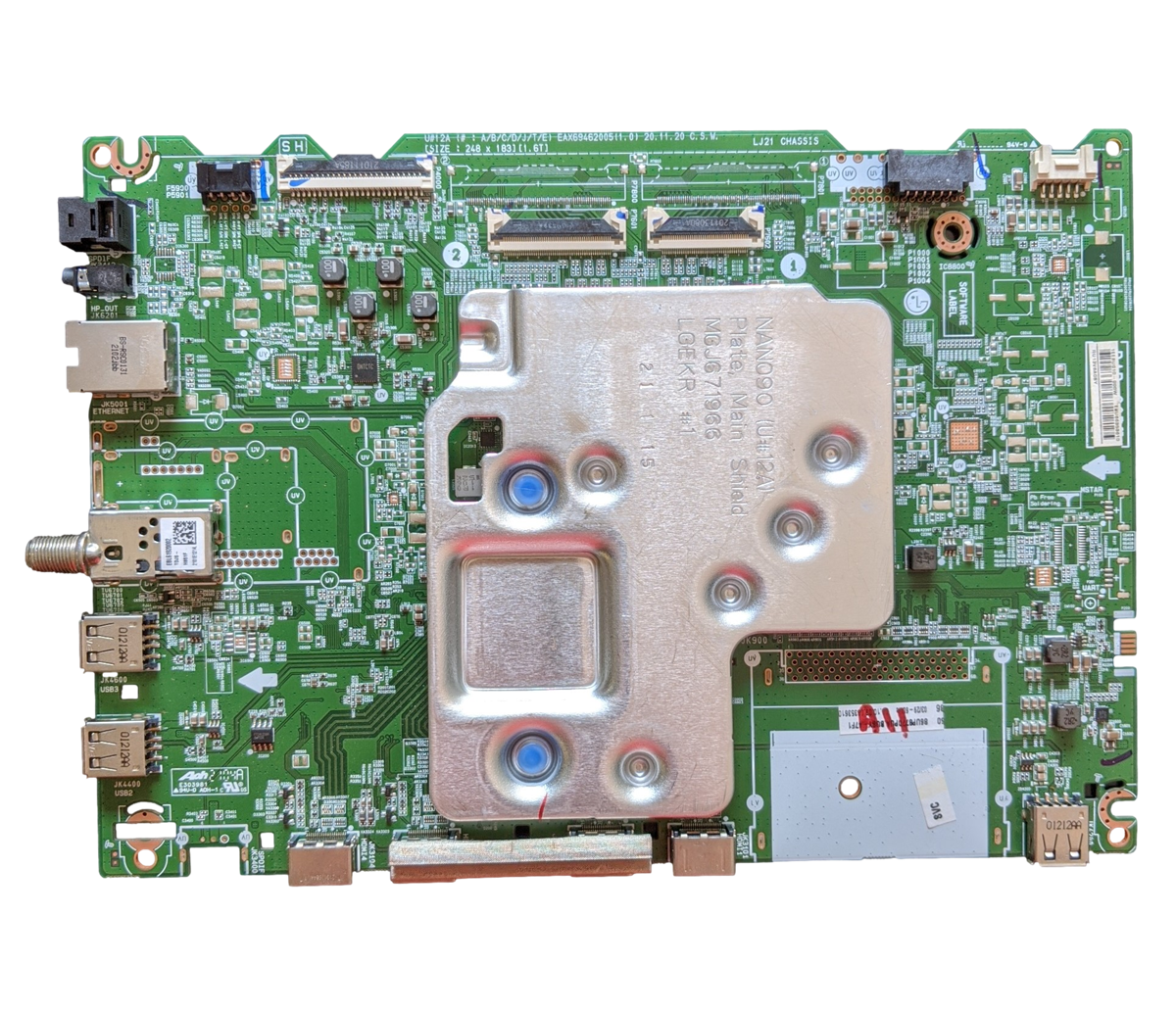 EBT66353610 LG Main Board, EBT66353610, EAX69462005 (1.0), 86UP8770PUA