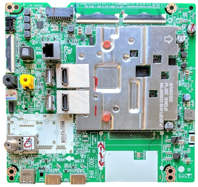 EBT66467201 LG Main Board, EAX69109604(1.0), 55NANO85UNA