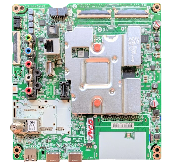 EBT66477102 LG Main Board, EAX69083603(1.0), RU06G2A0DT, 100012587, 75UN7370AUH, 75UN6955ZUD