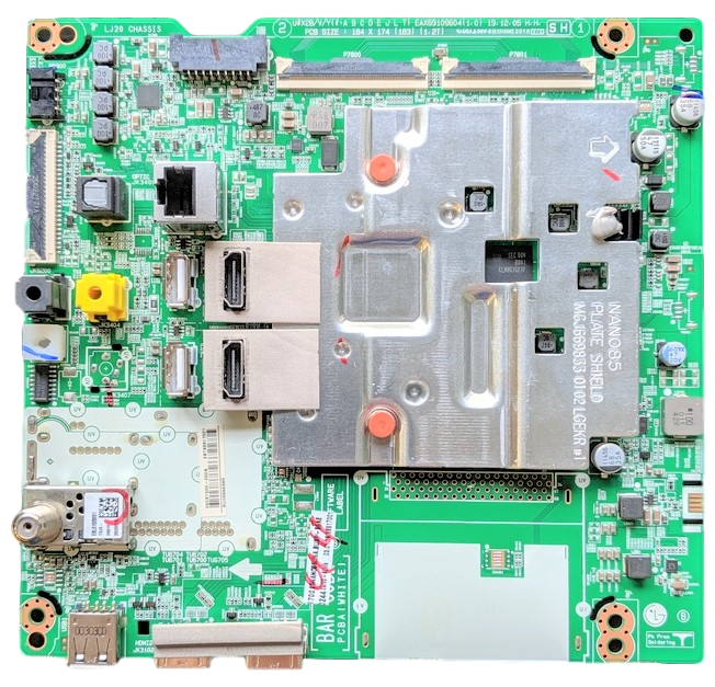 拡張カード SEIKI NMEX 16-07-00-01 CIRCUIT BOARD EBT66517001 LG Main Board, EAX69109604(1.0), 65NANO85UNA – TV