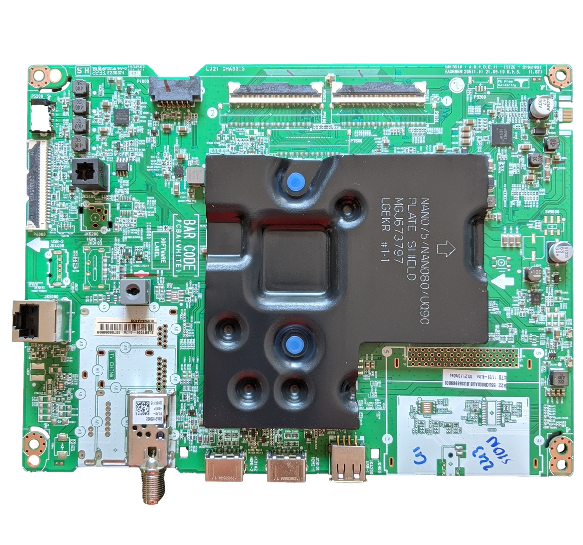 EBT66969808 LG Main Board, EAX69581205 (1.0), 55UQ8000AUB