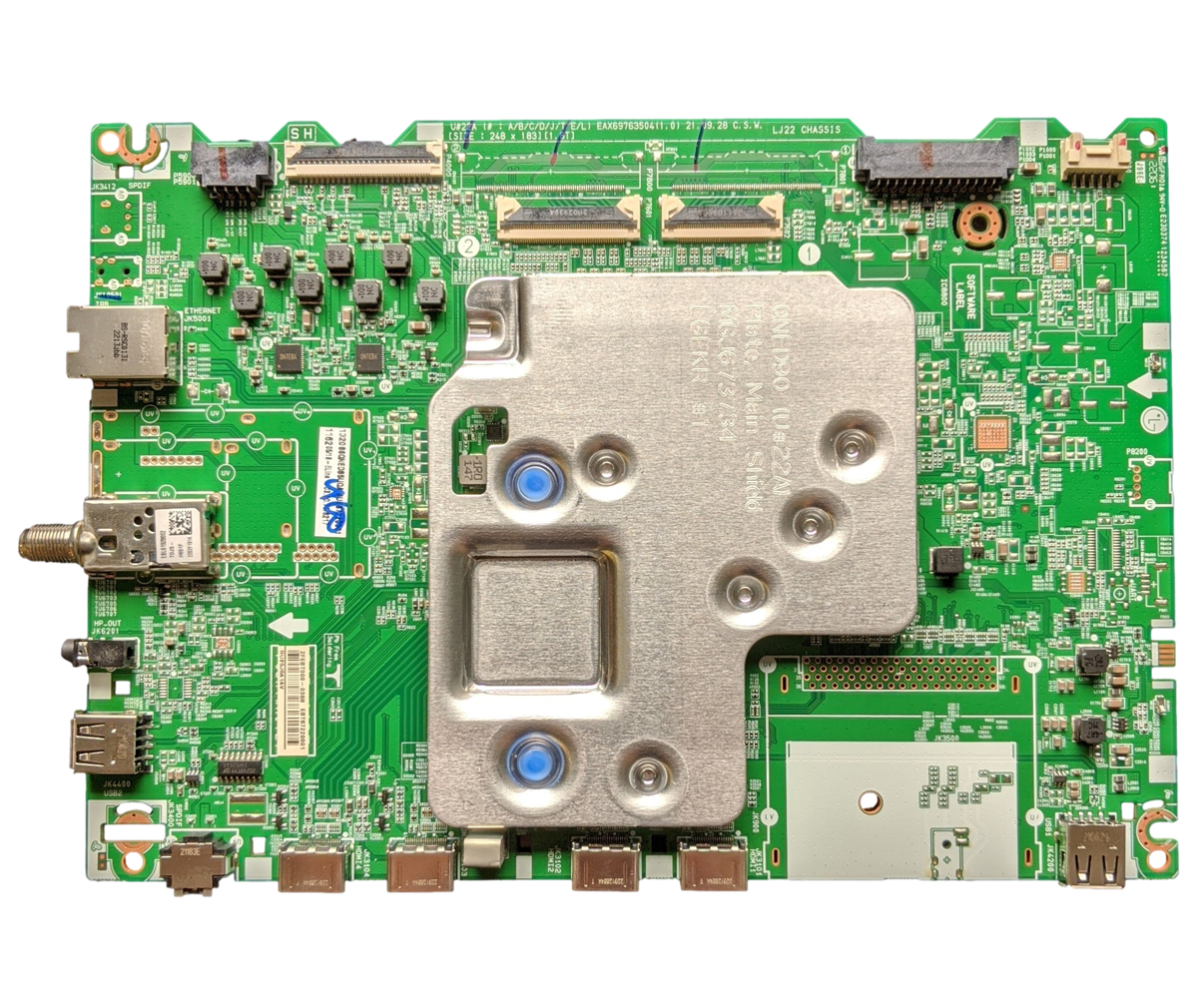 EBT67220001 LG Main Board, EAX69763504(1.0), 67220001, 86QNED85UQA, 86QNED85UQA.BUSYLJR