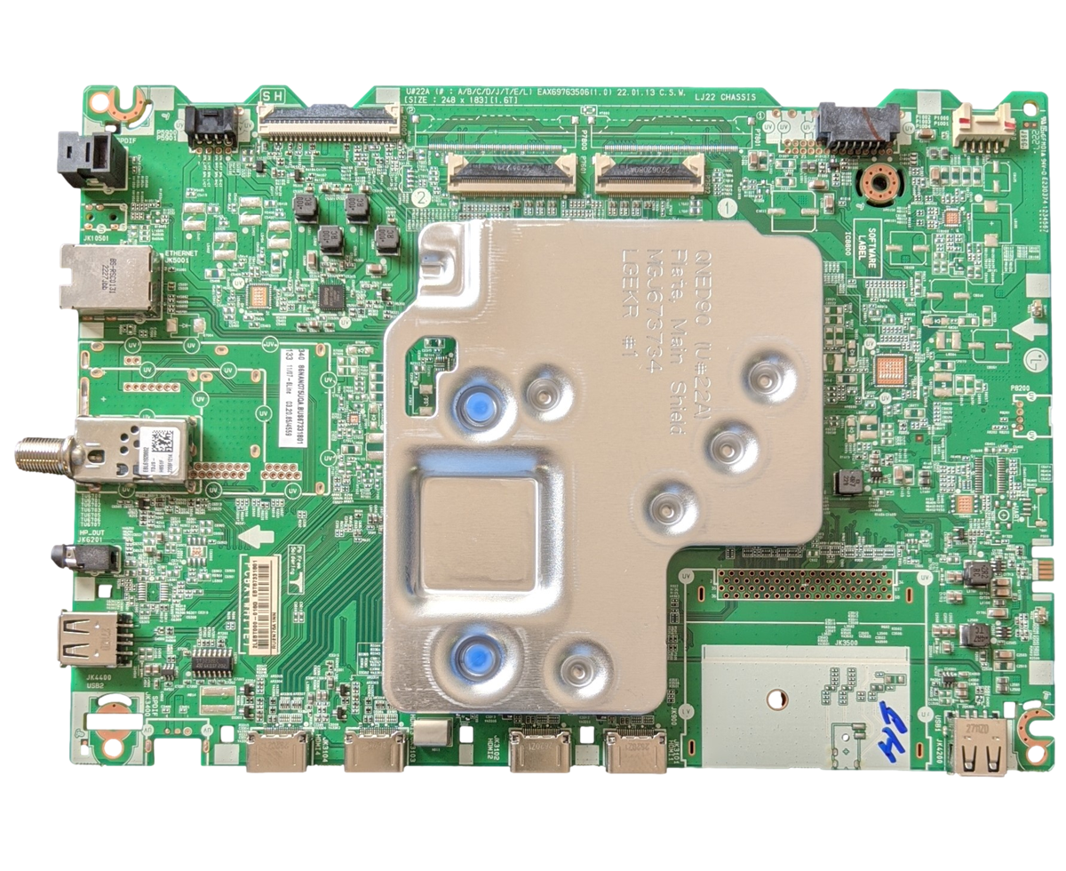 EBT67331801 LG Main Board, EAX69763506 (1.0), 86NAN075UQA