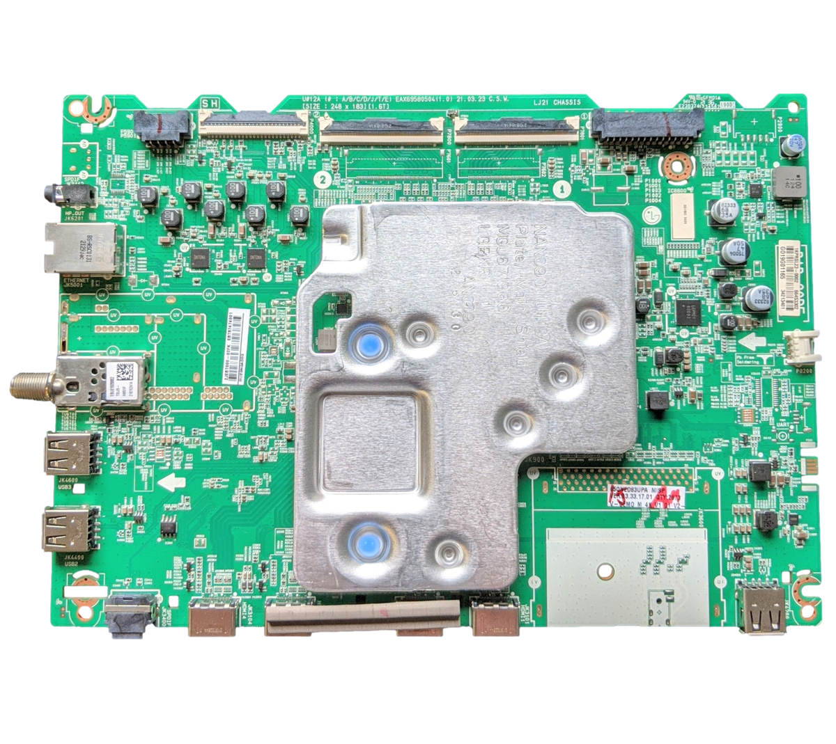 EBT67474001 LG Main Board, 66453302, EAX69580504 (1.0), 65QNED83UPA