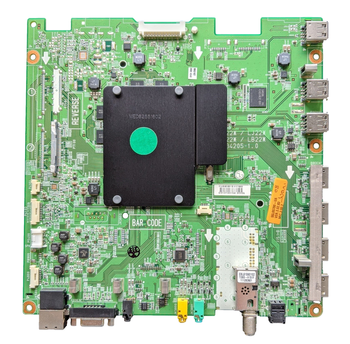 EBU61756202 LG Main Board, EAX64434205-1.0, 55LS5700-UA