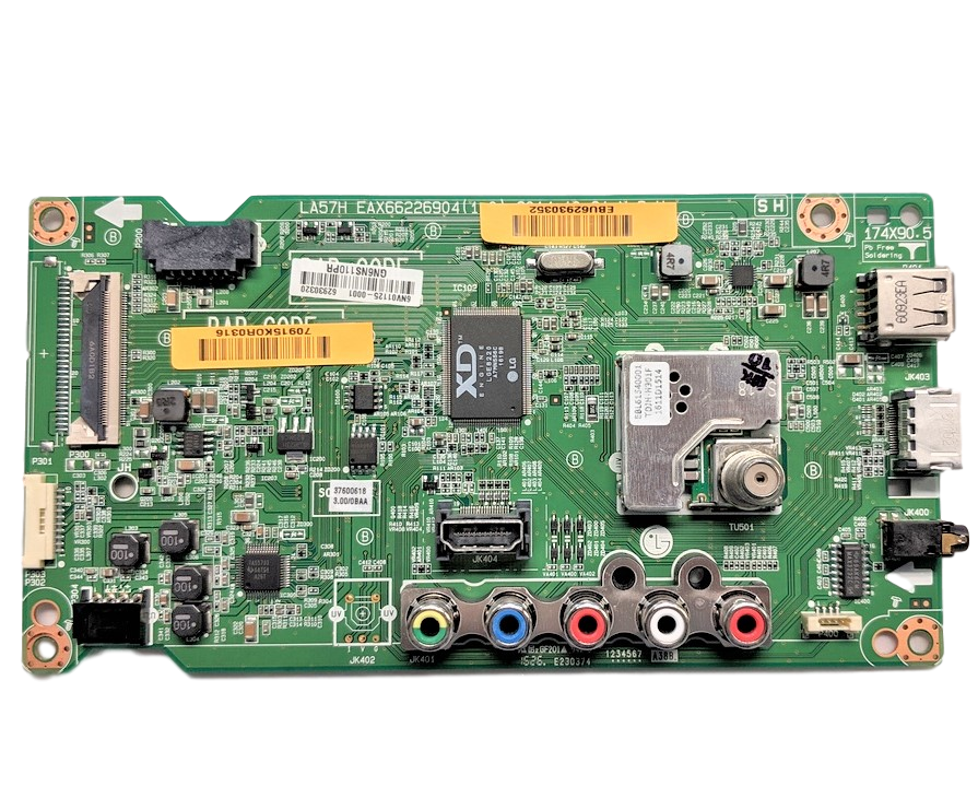 EBU62930352 LG Main Board, EAX66226904(1.0), 61EBU010-00GT, EBU62930352, 49LF5400-UB