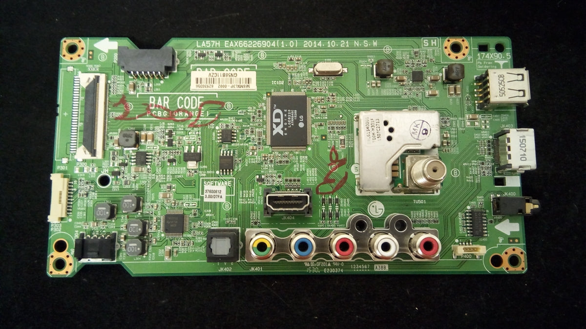 EBU62930356 LG Main Board, EAX66226904(1.0), UB.AUSDLJM, 42LF5600-UB