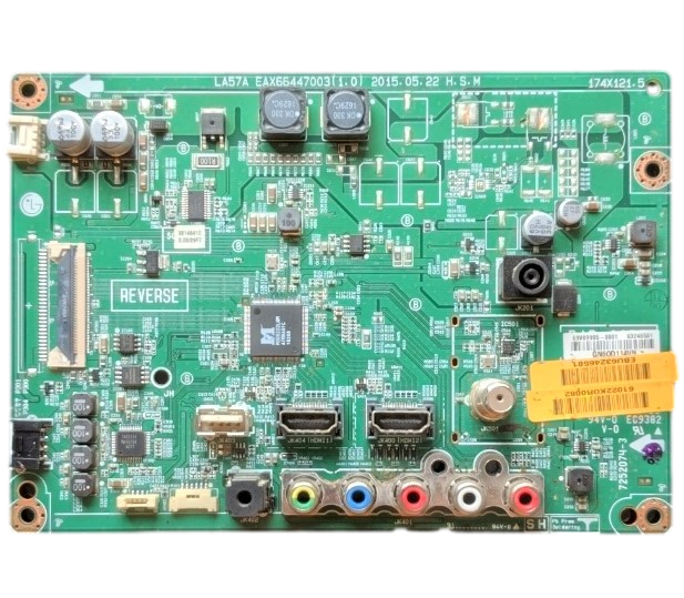 EBU63246501 LG Main Board, EAX66447003 (1.0), 61022K0R0082, 43LF5100