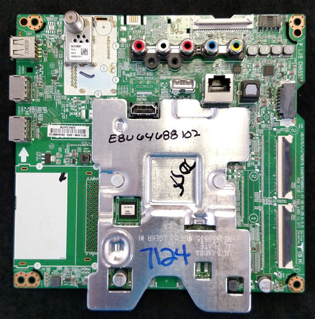 EBU64688102 LG Main Board, EAX67872805(1.1), 43UK6300PUE, 43UK6090PUA, 43UK6300PUE.BUSWLJM