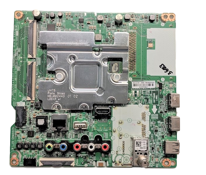 EBU65202202 LG Main Board, EAX68253604(1.1), 9E1L010S-0001, 49UM7300PUA