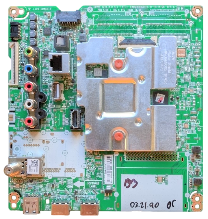 EBU65841708 LG Main Board, EAX69083603(1.0), XU1553A0EF, 50UN7000PUC