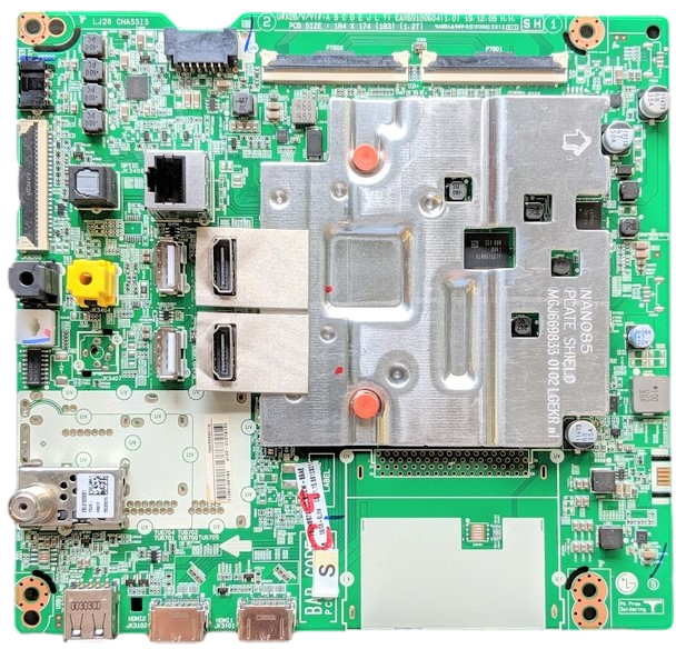 EBU66103010 LG Main Board, EAX69109604(1.0), UC.BUSWLKR, 75UN8570PUC.