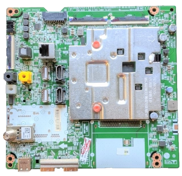 EBU66161711 LG Main Board, EAX69109605 (1.0), 1CEBU010, 65NANO85UNA