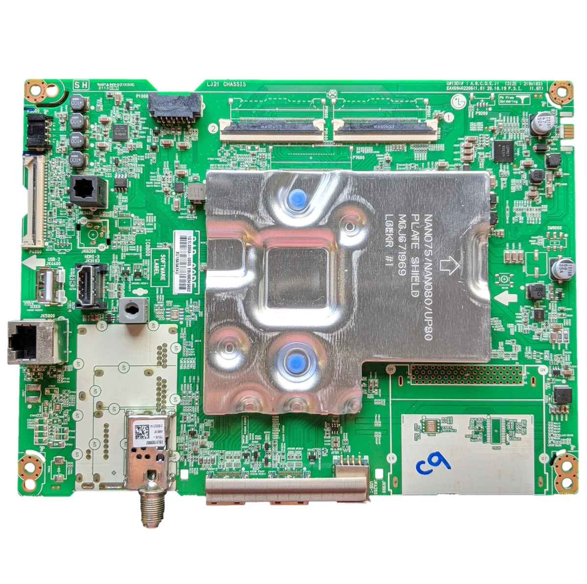 EBU66345002 LG Main Board, EAX69462206(1.0), 43NANO75UPA