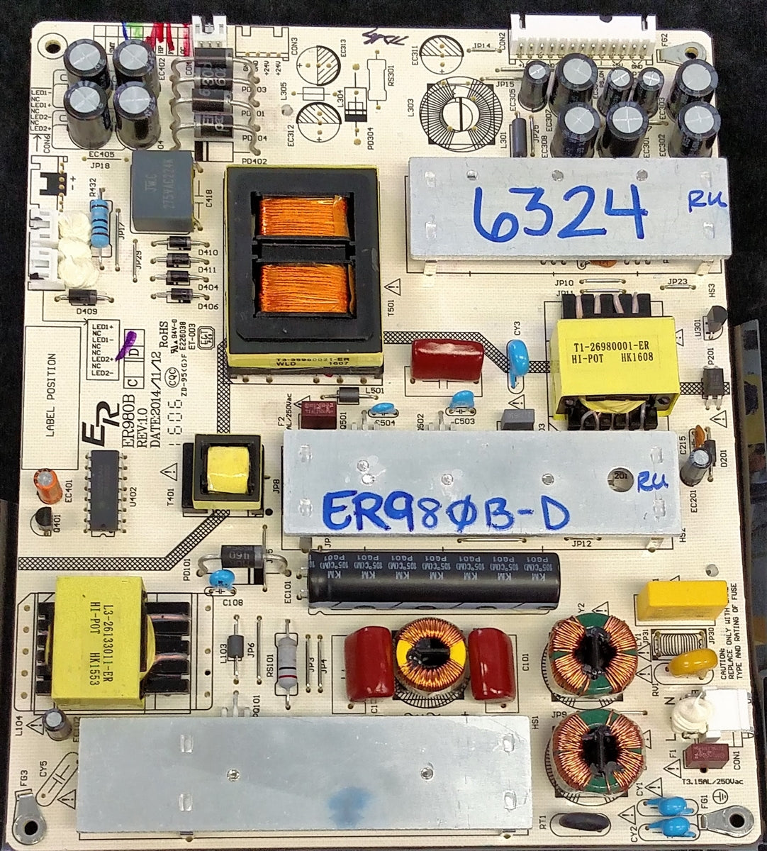 ER980B-D PROSCAN POWER SUPPLY, ER980B-D, PLDED5515