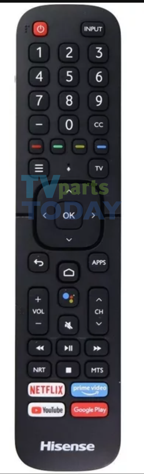 ERF2K60H Hisense Remote, H6570G/H8G/H9G series 32H5540F, 40H5609