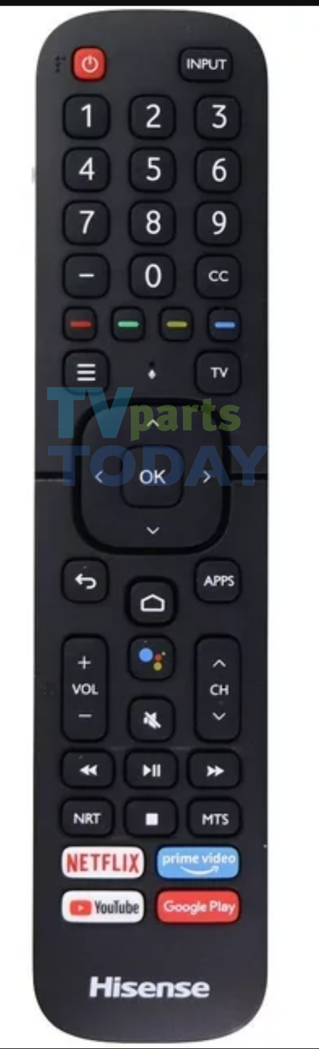 ERF2K60H Hisense Remote, H6570G/H8G/H9G series 32H5540F, 40H5609