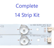 GJ-500-DLEDII-D711 Sharp Backlight Strips, GJ-500-DLEDII-D711-L-V2, GJ-500-DLEDII-D711-R-V2, LC50LB150U, LC-50LB150U